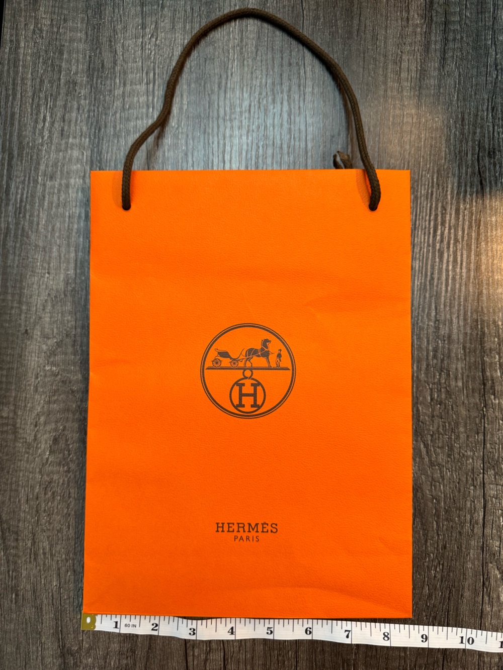 Hermes Shopping Bag with Logo
